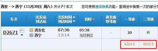 全国多地高铁动车票价将调整 全国多地高铁动车票价将调整