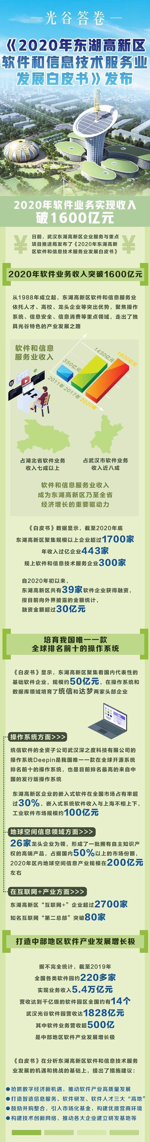 光谷软件业务实现收入破1600亿元